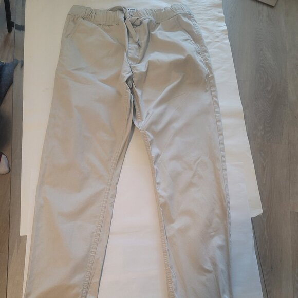 Express Tan Joggers Size 30x30 Drawstring Tie Front and Back Pockets Excellent - Picture 1 of 4